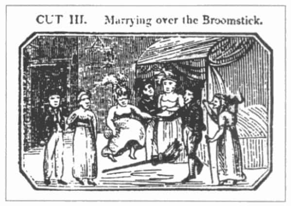 Catnach broomstick wedding 1822