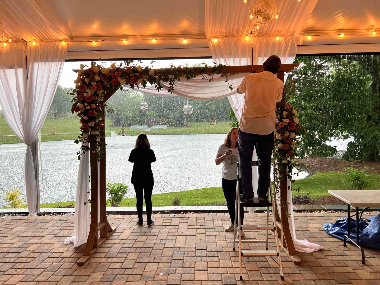 Stylus SE -Summer Wedding - DJ Photo Booth and Lighting - Oaks at Salem in Apex, NC