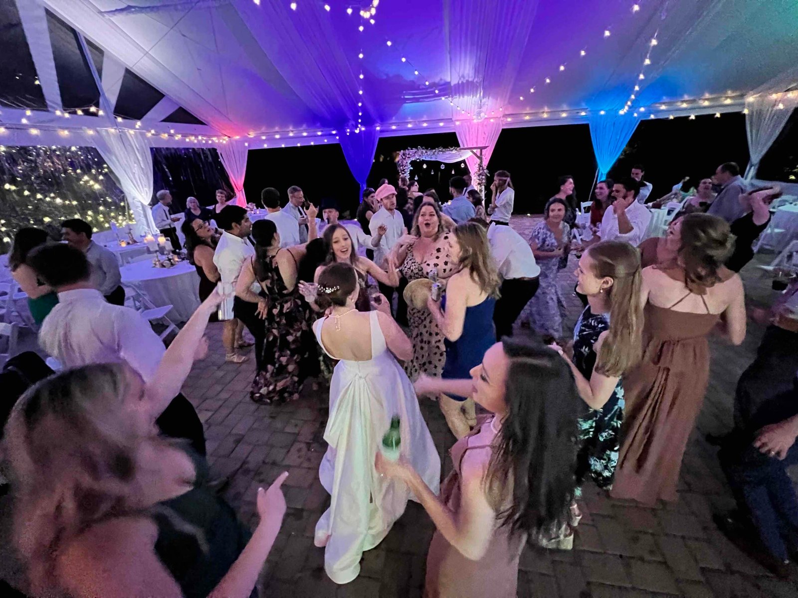 Stylus SE -Summer Wedding - DJ Photo Booth and Lighting - Oaks at Salem in Apex, NC