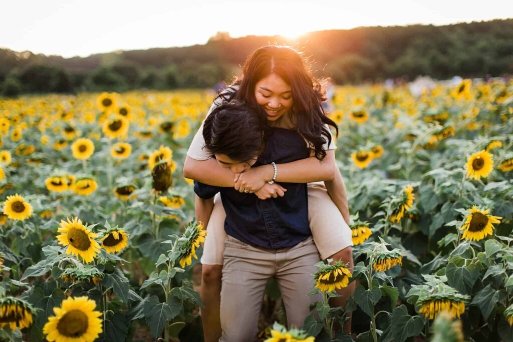 Dorthea Dix Park can be a great place to have your wedding ceremony in Raleigh, and they've got lots of stellar photo options like this amazing shot by G. Lin Photography